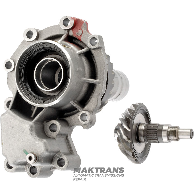 Main (hypoid) pair of transfer case VAG DSG6 02E DQ250 — 0CN409107, 30 splines 17 teeth (outer Ø 95.50 mm) / 27 teeth (outer Ø 124.50 mm)