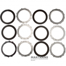 Set of steel and friction discs FORWARD Clutch GM 4L80E, 4L85E — 24202646, 8675557 (5 friction discs)