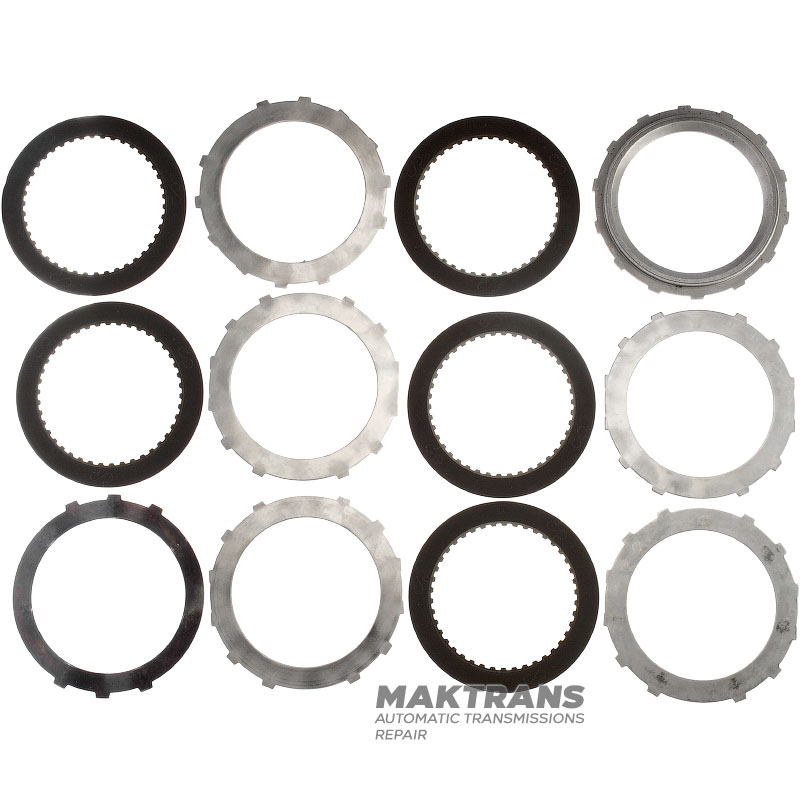 Set of steel and friction discs FORWARD Clutch GM 4L80E, 4L85E — 24202646, 8675557 (5 friction discs)