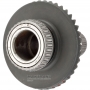 Input shaft with hypoid gear of angular reduction gear (transfer case) TOYOTA UB80E, UB80F — 4120152010, 9036656004, 9036645038, 44 splines (outer Ø 45.20 mm), gear 41 teeth (outer Ø 142.90 mm)