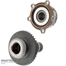 A set of hypoid gears for the angular reduction gear (transfer case) TOYOTA UB80F — 4120152010, 3625042030, 4131942011, 18 / 41 teeth, 44 splines on the input shaft (ext. Ø 45.30 mm)