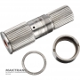 Output shaft ALLISON 1000, 2000 Series - length 167.50 mm, 33 splines (ext. 42.40 mm), 41 splines (ext. Ø 52.10 mm)