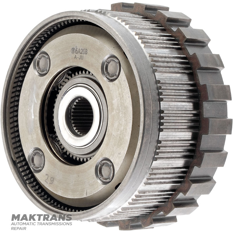 Rear planetary gear ALLISON 1000 - sun gear 53 teeth (for bearing 53.70 mm), 4 satellites (29 teeth, external Ø 44.70 mm), 29541008, 24279272, 29539512, 29540500