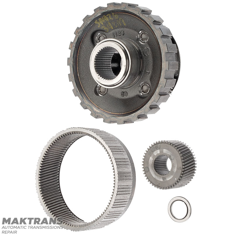 Rear planetary gear ALLISON 1000 - sun gear 49 teeth (for bearing 43.50 mm), 4 satellites (27 teeth, external Ø 43.60 mm), 29541008, 24279272, 29539512, 29540500