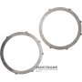 Set of steel wheels FORD E4OD, 4R100 — E9TZ7B442A, E9TZ-7B442-A, 2 steel wheels (thickness 2.05 mm, inner Ø 190 mm, 6 teeth)