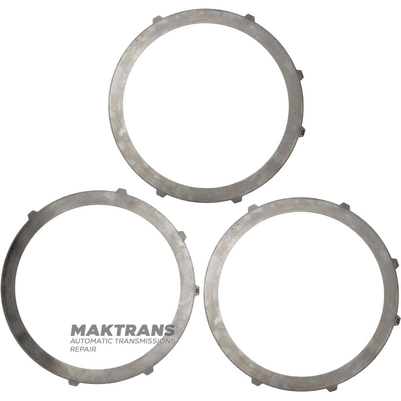 Set of steel wheels FORD E4OD, 4R100 — E9TZ7B442A, E9TZ-7B442-A, 3 steel wheels (thickness 2.05 mm, inner Ø 190 mm, 6 teeth)