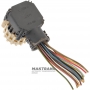 Connector with external wiring wires for connecting the wiring of the hydraulic unit ALLISON 1000, 2000, 2400 — E-4586-B (24 pins, 21 wires)