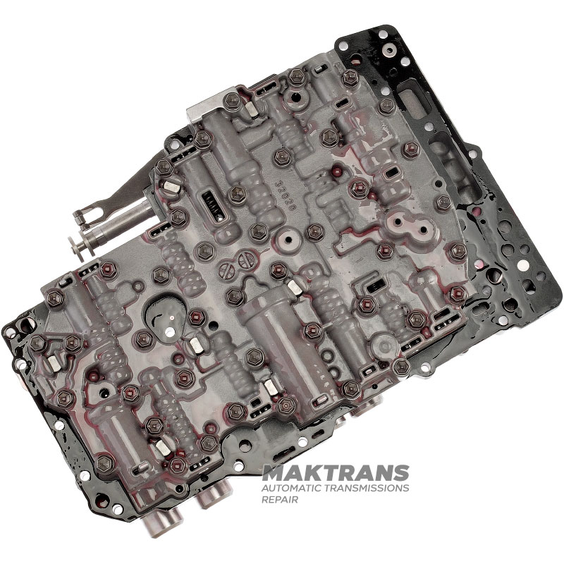 Valve body complete with solenoids AISIN WARNER A466ND / NISSAN RE6R01A — 31020EZ01D (separator plate 3A), 345010-34050, NISSAN TITAN A61, 5.0L DIESEL 4X4