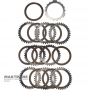 C5 Clutch ALLISON 1000, 2000, 2400 Steel and Friction Disc Set - 29531058, 29536482, 29537393, 8 Friction Discs (Total Set Thickness 48.70mm)