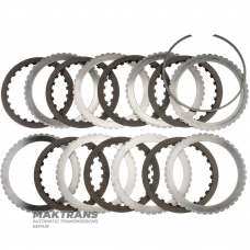 C2 Clutch ALLISON 1000, 2000, 2400 Steel and Friction Disc Set - 29538469, 29530315, 7 Friction Discs (Total Set Thickness 30.75mm)