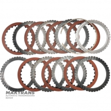 C2 Clutch ALLISON 1000, 2000, 2400 Steel and Friction Disc Set - 29538469, 29530315, 7 Friction Discs (Total Set Thickness 32.75mm)