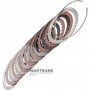 C2 Clutch ALLISON 1000, 2000, 2400 Steel and Friction Disc Set - 29538469, 29530315, 7 Friction Discs (Total Set Thickness 32.75mm)