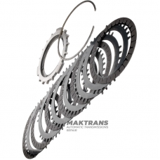 Steel and friction disc set C3 (3-5-R) Clutch ALLISON 1000, 2000, 2400 - 6 friction discs (total thickness of the set 36.60 mm), 29542192, 29546701, 29531049, 29535648