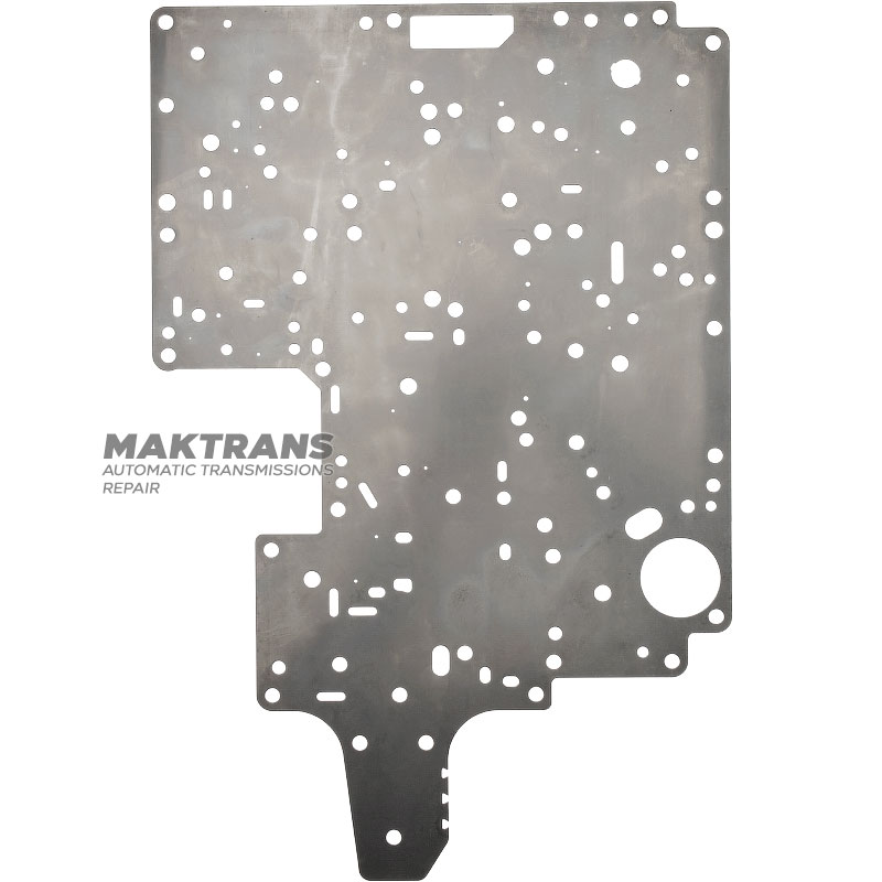FORD E4OD, 4R100 hydraulic unit separator plate — marking F8UP-AA