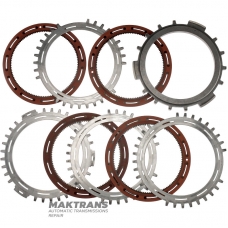 Steel and friction disc set C4 Clutch ALLISON 1000, 2000, 2400 - 4 friction discs (thickness 2.30 mm, 117 teeth), total thickness of the set 34.70 mm (31 mm), 29542192, 29542191, 29531049, 29546701, 29535640
