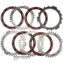 Steel and friction disc set C4 Clutch ALLISON 1000, 2000, 2400 - 4 friction discs (thickness 2.30 mm, 117 teeth), total thickness of the set 34.70 mm (31 mm), 29542192, 29542191, 29531049, 29546701, 29535640
