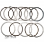 Set of steel and friction discs B Brake ZF 8HP65A, 8HP75 GEN2 (for use with spring rings) - 5 friction discs (ext. Ø 193.50 mm), ATTENTION! Spring rings are not included!