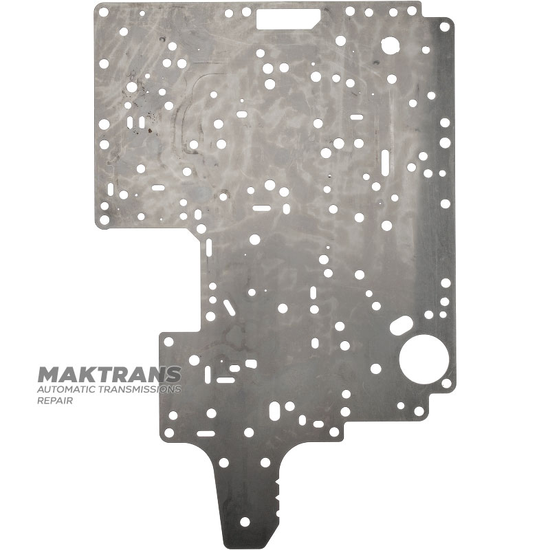 FORD E4OD hydraulic unit separator plate — marking F81P-EA