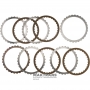 Set of steel and friction discs FORD Low / Reverse Brake 6R60, 6R75, 6R80 - 4 friction discs (total thickness of the set 19.20 mm)