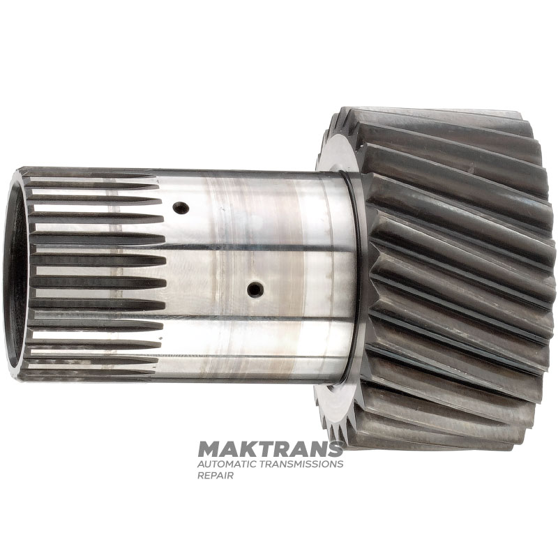 Sun gear (rear) of rear planetary gear TOYOTA UA80E, UA80F — 3570706020, 3570748030 (total height 78.75 mm, 26 teeth, outer Ø 53.50 mm)