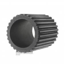 Splined sleeve, for restoration of splines of half-shaft FORD 6DCT450 — 28 splines (outer Ø 28.90 mm), length 35.15 mm, inner Ø 21 mm