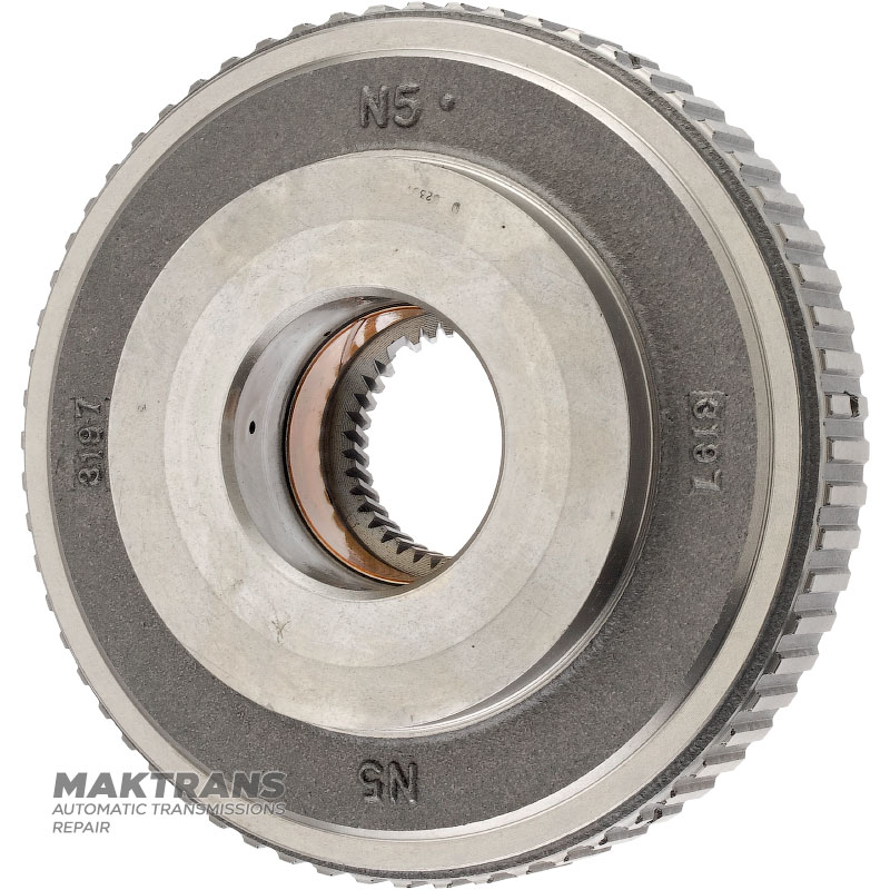 COAST Clutch Drum FORD E4OD, 4R100 — E9PT-7G419-BA, 2 friction discs (61 teeth, outer Ø 167.50 mm)