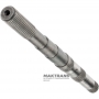 Output shaft FORD E4OD, 4R100 — without bushing, with bushing, length 507 mm, 31 splines (outer Ø 34.35 mm, length of splined part 98 mm)