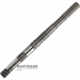 Output shaft FORD E4OD, 4R100 — without bushing, with bushing, length 507 mm, 31 splines (outer Ø 34.35 mm, length of splined part 98 mm)