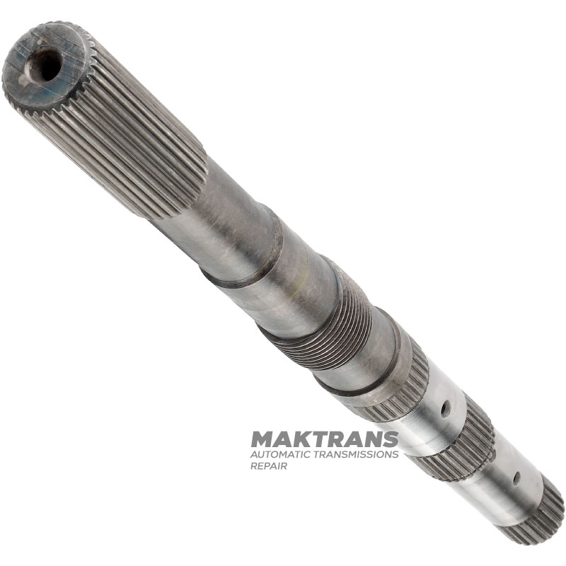 Output shaft FORD E4OD, 4R100 — with worm gear, length 507 mm, 31 splines (outer Ø 34.35 mm, spline length 98 mm)