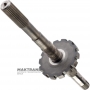 Output shaft FORD E4OD, 4R100 — with worm gear, parking gear, shaft length 507 mm, 31 splines (outer Ø 34.35 mm, spline length 98 mm)