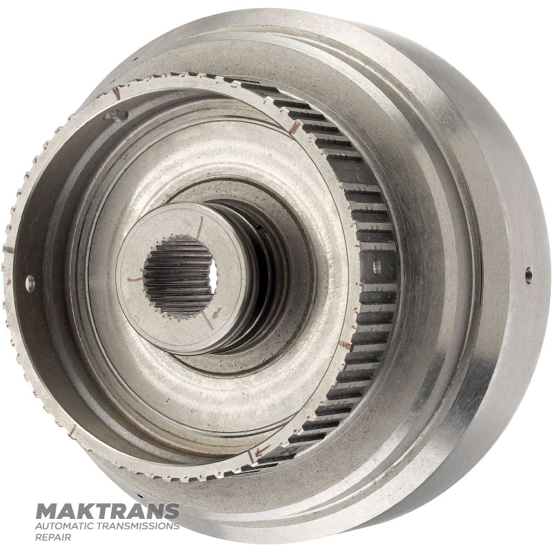FORWARD Clutch FORD E4OD, 4R100 drum — empty (without disc set), for 3 friction disc pack