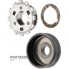Rear planetary gear (aluminum case) FORD E4OD, 4R100 — 3 satellites (20 teeth, outer Ø 34.20 mm, 12 teeth on the crown), ring gear 74 teeth