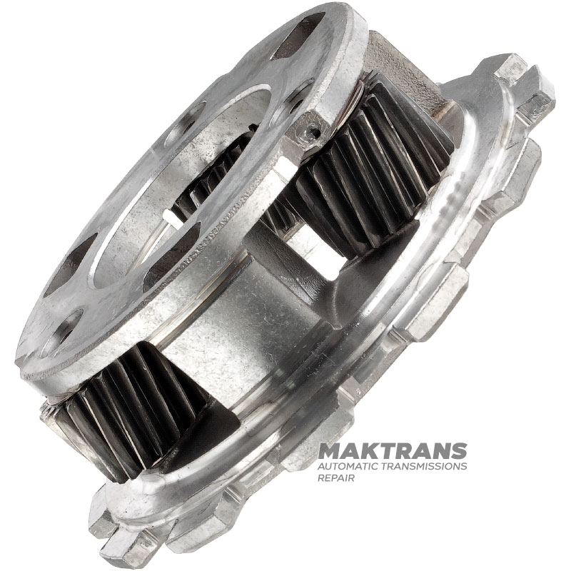 Rear planetary gear (aluminum case) FORD E4OD, 4R100 — 3 satellites (20 teeth, outer Ø 34.20 mm, 12 teeth on the crown), ring gear 74 teeth