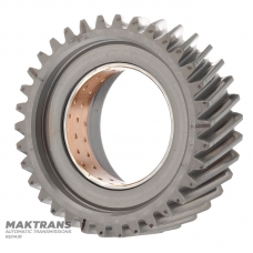 Sun gear (front) of rear planetary gear TOYOTA \ LEXUS UA81E, UA81F — 3570678010, 34 teeth (outer Ø 62.90 mm), 38 splines (outer Ø 47.80 mm)