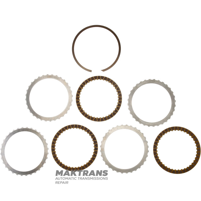 Set of steel and friction discs C4 Clutch TOYOTA \ LEXUS UA81E UA81F - 3 friction discs (total thickness of the set 17 mm)