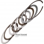 Set of steel and friction discs C4 Clutch TOYOTA \ LEXUS UA81E UA81F - 3 friction discs (total thickness of the set 17 mm)