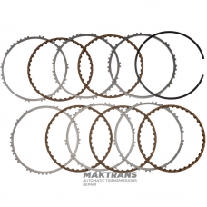 Set of steel and friction discs B2 Brake TOYOTA / LEXUS UA81E, UA81F - 3569206030, 356820E010, 5 friction discs (total thickness of the set 22.05 mm)