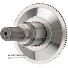 Intermediate shaft, Overdrive ring gear flange FORD E4OD, 4R100 — total height 129 mm, 30 splines (Ø 25.30 mm)