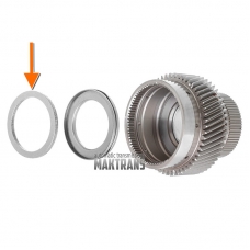 Sun gear №1 bearing shim FORD 10R80 – thickness 3.64 mm, ext.Ø 57.05 mm, int.Ø 45.60 mm
