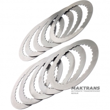 Set of steel discs for dual wet clutch VAG DSG 0CK 0CL 0CJ / [10 steel discs in a set]