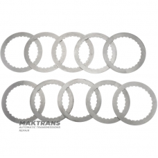 Set of steel discs for dual wet clutch VAG DSG 0CK 0CL 0CJ / [10 steel discs in a set]