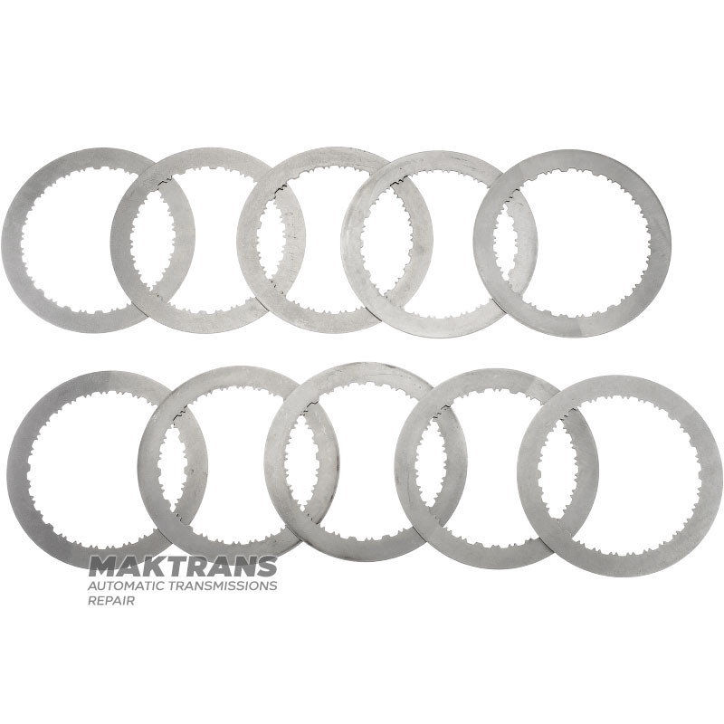 Set of steel discs for dual wet clutch VAG DSG 0CK 0CL 0CJ / [10 steel discs in a set]