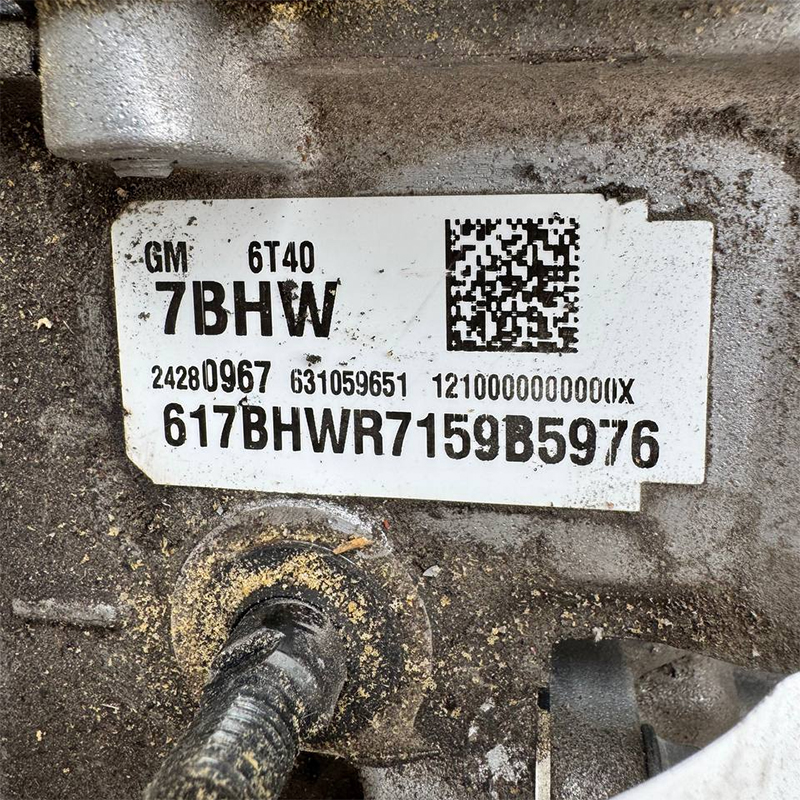 Transmission assembly GM 6T40 (Gen3) - marking 7BHW, 24280967 (CHEVROLET MALIBU 1.5L, 2016-2021)