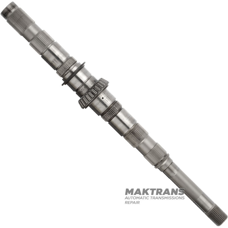 Secondary shaft VAG DSG DL501 0B5 - 0B5307215K (shaft length 601 mm), with needle bearing on the end side (INA HK1212)