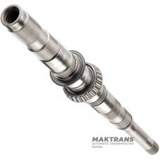Secondary shaft VAG DSG DL501 0B5 - 0B5307215K (shaft length 601 mm), with needle bearing on the end side (INA HK1212)