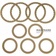 Dual Clutch Friction Disc Kit K1, K2 Clutch DQ250 02E DSG6