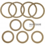 Dual Clutch Friction Disc Kit K1, K2 Clutch DQ250 02E DSG6