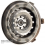 Front cover of torque converter AW A466ND, NISSAN RE6R01A — outer Ø of housing 317 mm, outer Ø of pilot 43.20 mm, 6 mounting holes (inner Ø 8.50 mm)