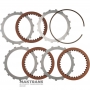 Steel and friction set AW A466ND, NISSAN RE6R01A, 31100EZ00A – NISSAN TITAN 5.0D CEV8D1 (3 friction discs, total thickness of the set 19.60 mm)