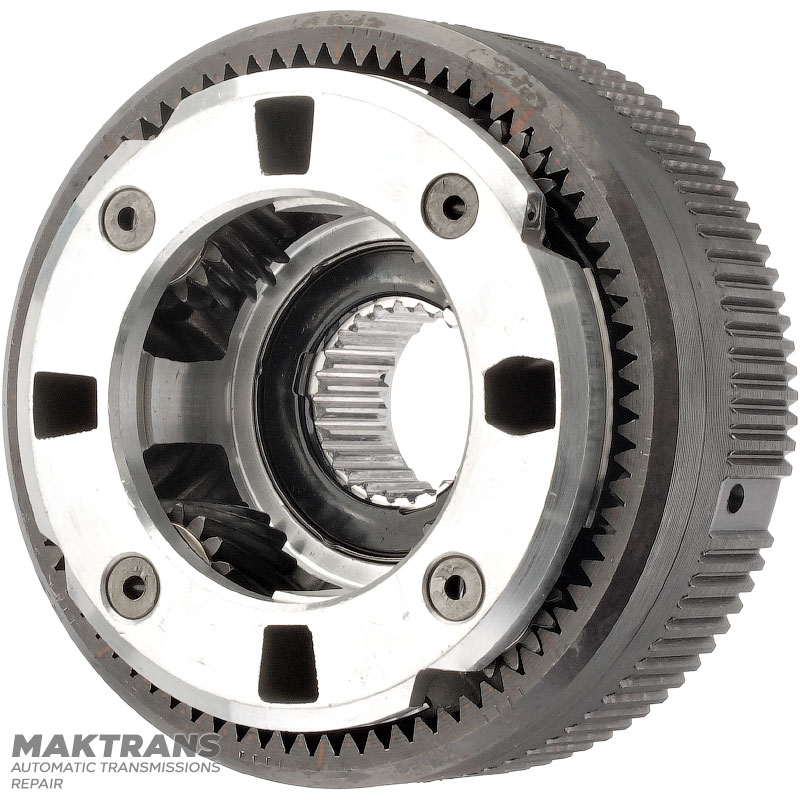 Front planetary gear FORD E4OD, 4R100 — 4 satellites (18 teeth on the satellite), 78 teeth on the ring gear, (with a sliding washer between the planetary gear and the ring gear)